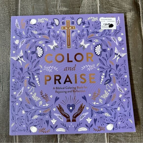 Color & Praise Biblical Christian Adult Coloring Book - Picture 2 of 5